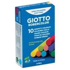 CAJA 10 TIZAS COLORES SURTIDOS GIOTTO F538900 (Espera 4 dias)