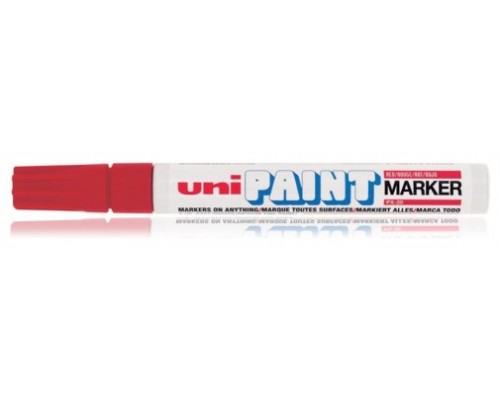 MARCADOR PERMANENTE PUNTA M 2,2-2,8MM. ROJO UNI-BALL 545582000 (MIN12) (Espera 4 dias)