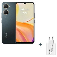 VIVO Y03 6.56" 4Gb(+4) 128Gb Black + Cargador 44W-127 VIVO Y03 6.56" 4Gb(+4) 128Gb Black + Cargador 44W