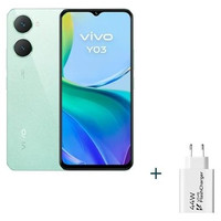 VIVO Y03 6.56" 4Gb(+4) 128Gb Green + Cargador 44W