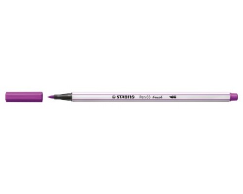 ROTULADOR PUNTA FIBRA PINCEL PEN 68 BRUSH LILA STABILO 568/58 (MIN10) (Espera 4 dias)