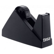 DISPENSADOR SOBREMESA "PORTARROLLOS" EASY CUT ECONOMY PARA ROOLLOS DE 66M. NEGRO TESA 57431-00000-02 (Espera 4 dias)