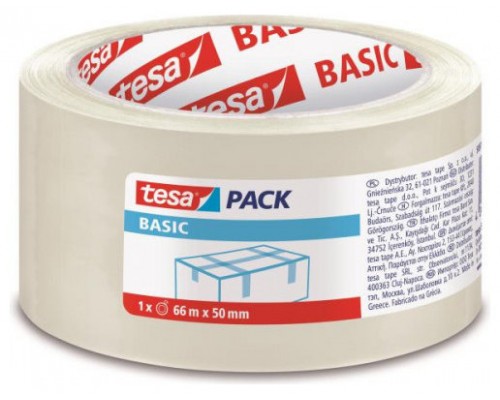 PACK 6 CINTAS DE EMBALAJE BASIC 50MM.X66M. TRANSPARENTE TESA 58570-00000-00 (Espera 4 dias)