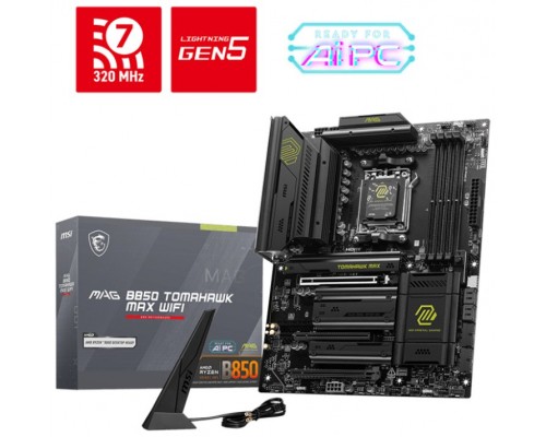 MSI Placa Base MAG B850 TOMAHAWK MAX WIFI ATX AM5