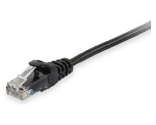 LATIGUILLO U/UTP CAT.6A LIBRE HALOGENOS 5M COLOR NEGRO