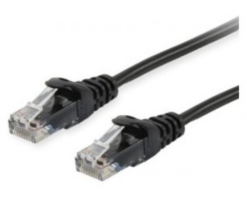 LATIGUILLO CATEGORIA 6A U/UTP LSZH 1.5M COLOR NEGRO