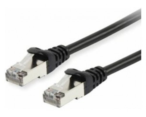 LATIGUILLO CATEGORIA 6A S/FTP LSZH 1.5M COLOR NEGRO