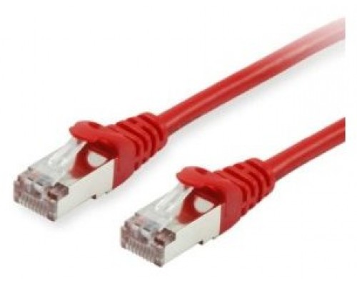 LATIGUILLO CATEGORIA 6A S/FTP LSZH 0.15M COLOR ROJO