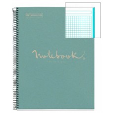 CUADERNO 100% RECICLADO NB-1 A4 80HOJAS ECOAZUL EMOTIONS MIQUELRIUS 6092 (Espera 4 dias)