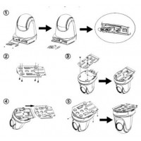 AVER ACCESORIES DL30 AND DL10 CEILING-MOUNT KIT  CEILING-MOUNT KIT BRACKETS FOR DL30 AND DL10 (60S5000000AB) (Espera 4 dias)