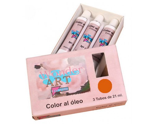 CAJA 3 TUBOS 21ML. ÓLEO Nº.19 ROJO CADMIUM MEDIO WONDER ART BY PRYSE 6250019 (Espera 4 dias)