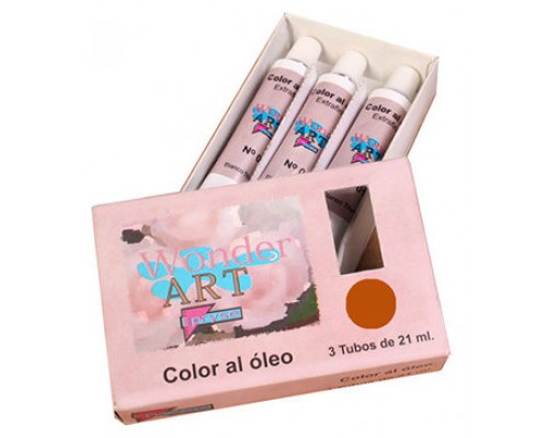 CAJA 3 TUBOS 21ML. ÓLEO Nº.20 ROJO CADMIUN OSCURO WONDER ART BY PRYSE 6250020 (Espera 4 dias)