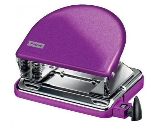 TALADRO METALICO MODELO 52 WOW CAPACIDAD 20 HOJAS COLOR MORADO PETRUS 626522 (Espera 4 dias)