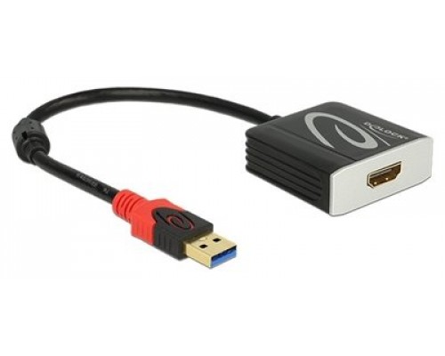 Delock Adaptador USB 3.0 tipo-a Macho/ Hdmi Hembra