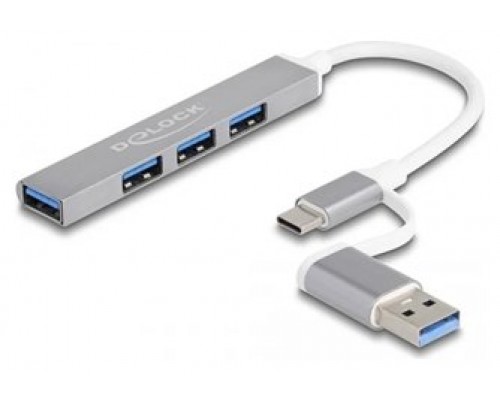 Delock Hub USB 4p C 7/  A a 3 x USB 2.0 A