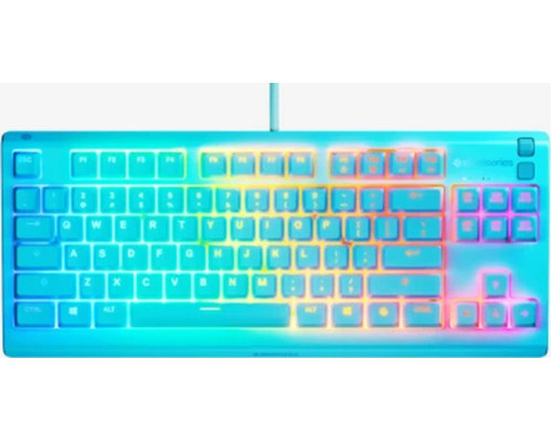 Steelseries Apex 3 TKL - US teclado Juego USB QWERTY Inglés de EE. UU. Color aguamarina (Espera 4 dias)-1057 Steelseries Apex 3 TKL - US teclado Juego USB QWERTY Inglés de EE. UU. Color aguamarina (Espera 4 dias)