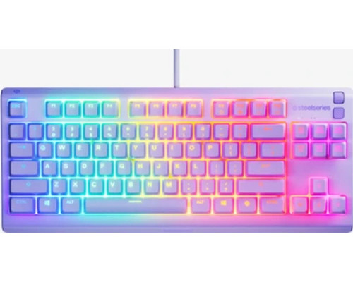 Steelseries Apex 3 TKL - US teclado Juego USB Inglés de EE. UU. Lavanda (Espera 4 dias)-1057 Steelseries Apex 3 TKL - US teclado Juego USB Inglés de EE. UU. Lavanda (Espera 4 dias)
