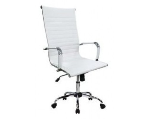 SILLA DE OFICINA EQUIP RESPALDO ALTO COLOR BLANCO