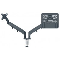 BRAZO DUAL PARA MONITOR Y PORTÁTIL LEITZ ERGO SPACESAVING COLOR  GRIS OSCURO KENSINGTON 65380089 (Espera 4 dias)-10518 BRAZO DUAL PARA MONITOR Y PORTÁTIL LEITZ ERGO SPACESAVING COLOR  GRIS OSCURO KENSINGTON 65380089 (Espera 4 dias)