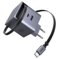 UGREEN 65W GAN FAST CHARGER WITH RETRACTABLE CABLE (Espera 4 dias)
