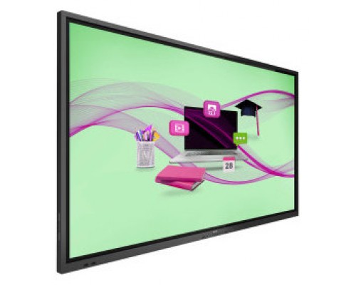 MONITOR PHILIPS EDUCATION INTERACTIVE 65" 20 TP HE IR + AR + BLF / PANEL IPS 10BIT D-LED 16:9 / 3840X2160 350CD/M2 / 9MS / PIXEL PITCH 0.372X0.372 / VESA 400X400/M8 / SOC 9970A / USO LANDSCAPE 18/7 / OPS SI / WIFI SI / 1XRJ45 (65BDL4052E/00) (Espera 