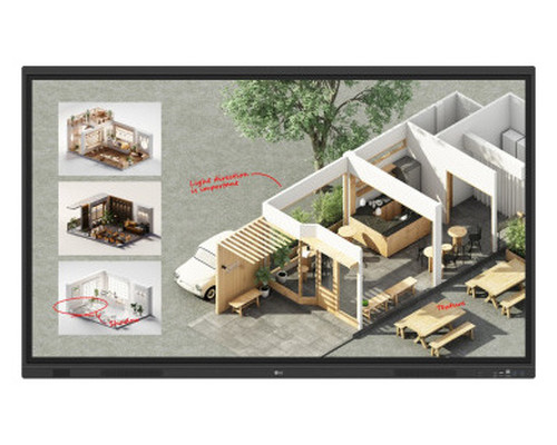 LG CreateBoard Standard pizarra blanca interactiva 165,1 cm (65") 3840 x 2160 Pixeles Pantalla t&aacute;ctil Negro (Espera 4 dias)