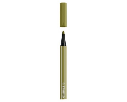 ROTULADOR PUNTA FIBRA MEDIA 1MM. PEN 68 VERDE BARRO STABILO 68/37 (MIN10) (Espera 4 dias)