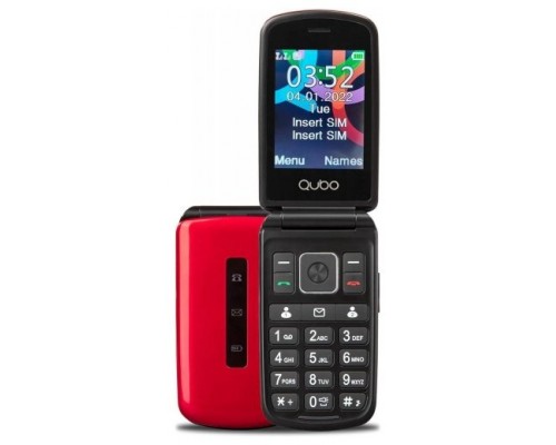 Qubo - Telefono Qubo P210NW RD 2,8" Rojo SOS