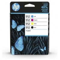 HP OfficeJet Pro 8000 series, Pack 4 cartuchos 912 CMYK