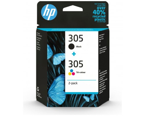 HP DeskJet 1210,1212 Pack 2 Cartucho Color y Negro Nº305