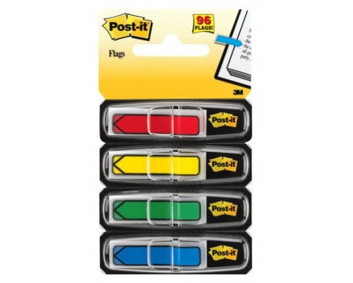 PACK 4 DISPENSADORES X 24 MARCADORES INDEX FLECHA 11,9X43,2MM COLORES SURTIDOS 684-ARR3 POST-IT 7000144924 (Espera 4 dias)