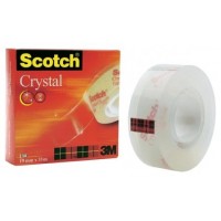 ROLLO CINTA TRANSPARENTE 19MM X 33M CRYSTAL 600/1933 CAJA CARTÓN SCOTH 7100027387 (Espera 4 dias)