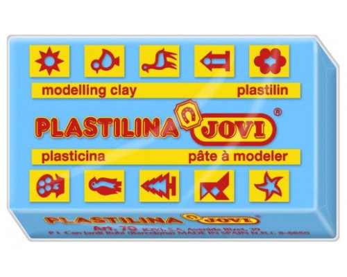 CAJA 30 PASTILLAS PLASTILINA 50 G - AZUL CLARO JOVI 7012 (Espera 4 dias)