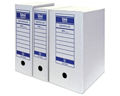 ARCHIVO DEFINITIVO CARTON DEFINICLAS FOLIO PROLONGADO UNISYSTEM DEFINICLAS 70906770 (MIN50) (Espera 4 dias)