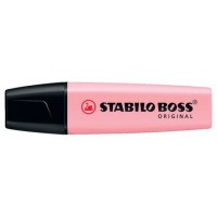 MARCADOR.FLUORESCENTE BOSS TRAZO 2/5MM. ROSA PASTEL STABILO 70/129 (MIN10) (Espera 4 dias)