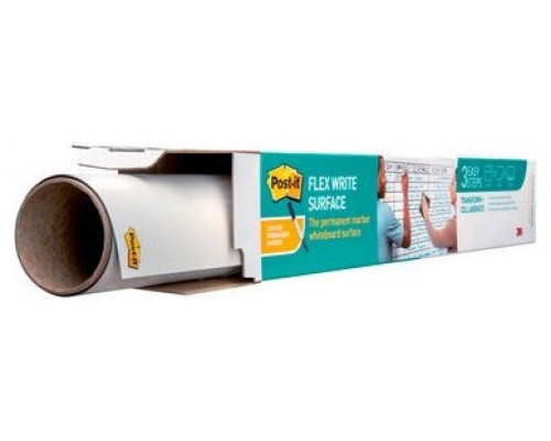 SUPERFICIE ADHESIVA DE BORRADO EN SECO 1,219X1,829M SUPER STICKY FLEX WRITE ROLLO FWS6X4 POST-IT 7100198315 (Espera 4 dias)