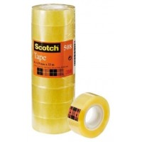 PACK 8 ROLLOS CINTAS ADHESIVAS TRANSPARENTE 19MM X 33M 508/1933 SCOTH 7100213205 (Espera 4 dias)