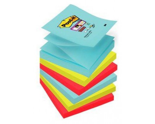 PACK 6 BLOCS 90 HOJAS Z-NOTES ADHESIVAS 76X76MM SUPER STICKY COLECCIÓN COSMIC R330-6SS-COS POST-IT 7100263209 (Espera 4 dias)