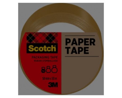 ROLLO CINTA DE PAPEL 50MTSX50MM. COLOR MARRÓN SCOTCH 7100301 (Espera 4 dias)