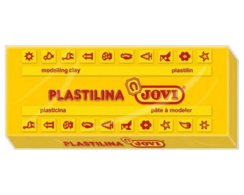 CAJA 15 PASTILLAS PLASTILINA 150 G - AMARILLO OSCURO JOVI 7103 (Espera 4 dias)