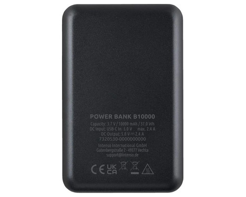 Intenso | PowerBank B10000 | 10000 mAh Negro