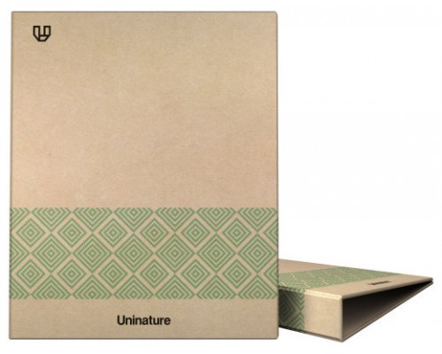 CARPETA RECICLADA ANILLAS 4x25MM KRAFT SOFT A4 VERDE UNINATURE 7323820 (Espera 4 dias)