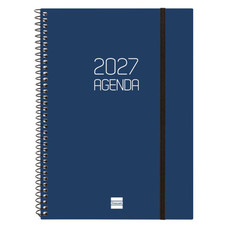 AGENDA 2027 BASIC OPAQUE E10 155X212MM SEMANA VISTA HORIZONTAL AZUL FINOCAM 742761027 (Espera 4 dias)-1051 AGENDA 2027 BASIC OPAQUE E10 155X212MM SEMANA VISTA HORIZONTAL AZUL FINOCAM 742761027 (Espera 4 dias)