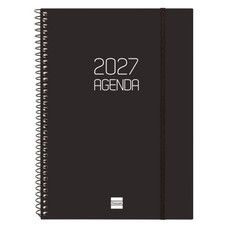 AGENDA 2027 BASIC OPAQUE E10 155X212MM SEMANA VISTA HORIZONTAL NEGRO FINOCAM 742766027 (Espera 4 dias)-1051 AGENDA 2027 BASIC OPAQUE E10 155X212MM SEMANA VISTA HORIZONTAL NEGRO FINOCAM 742766027 (Espera 4 dias)