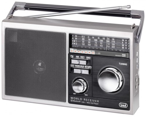 RADIO TREVI MB 749 W PORT. MULTIBANDA RADIO ESTILO RETRO AW/USB METAL GRAY