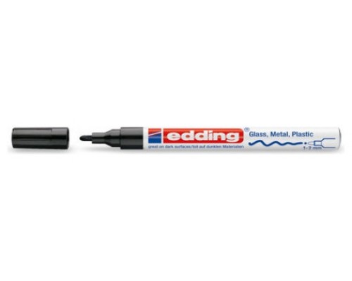 MARCADOR PERMANENTE 1-2MM 751 NEGRO EDDING 751-01 (MIN10) (Espera 4 dias)