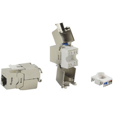 EQUIP Cat.6A Conector Keystone Apantallado Toolfree, 8 unidades/juego