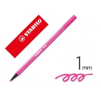 ROTULADOR PREMIUM CON PUNTA DE FIBRA BISELADA PEN 68 MAX COLOR ROSA STABILO 768/56 (MIN10) (Espera 4 dias)