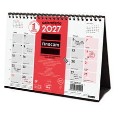 CALENDARIO 2027 SOBREMESA NEUTRO ESCRIBIR S 210X150MM FINOCAM 780100027 (Espera 4 dias)-1051 CALENDARIO 2027 SOBREMESA NEUTRO ESCRIBIR S 210X150MM FINOCAM 780100027 (Espera 4 dias)