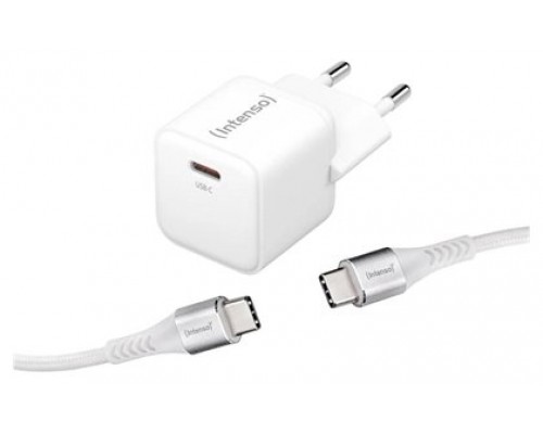 Intenso | KIT Cargador GaN W30C + Cable USB-C